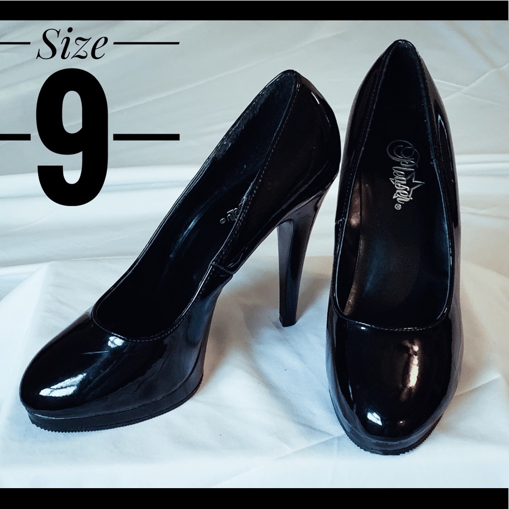Black Patent Heels